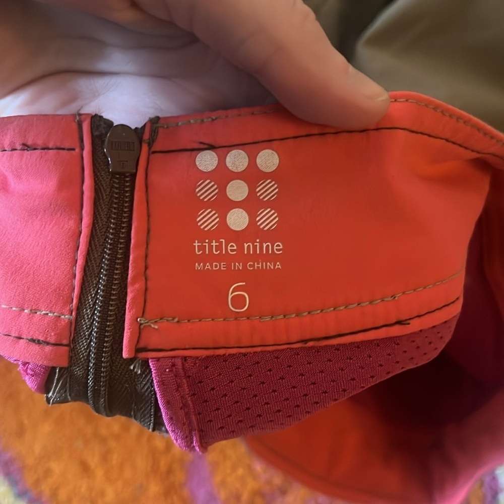 TITLE NINE TRAIL MIX SKORT SIDE ZIP SIZE 6 - Picture 5 of 7